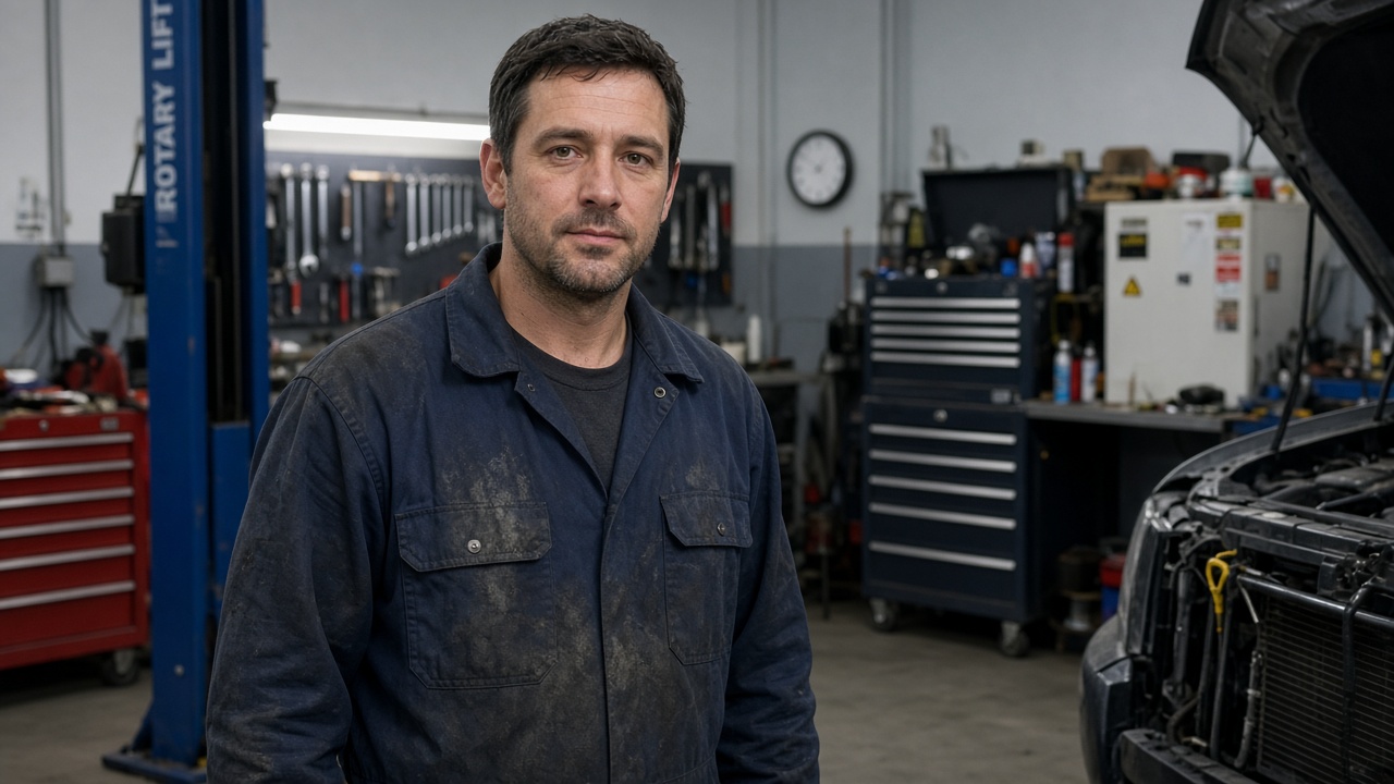 Mechanic at work in the Deallumen workshop